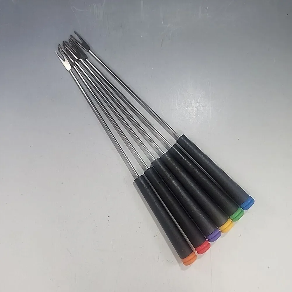 Set 6 Fondue Fork Set 9.5